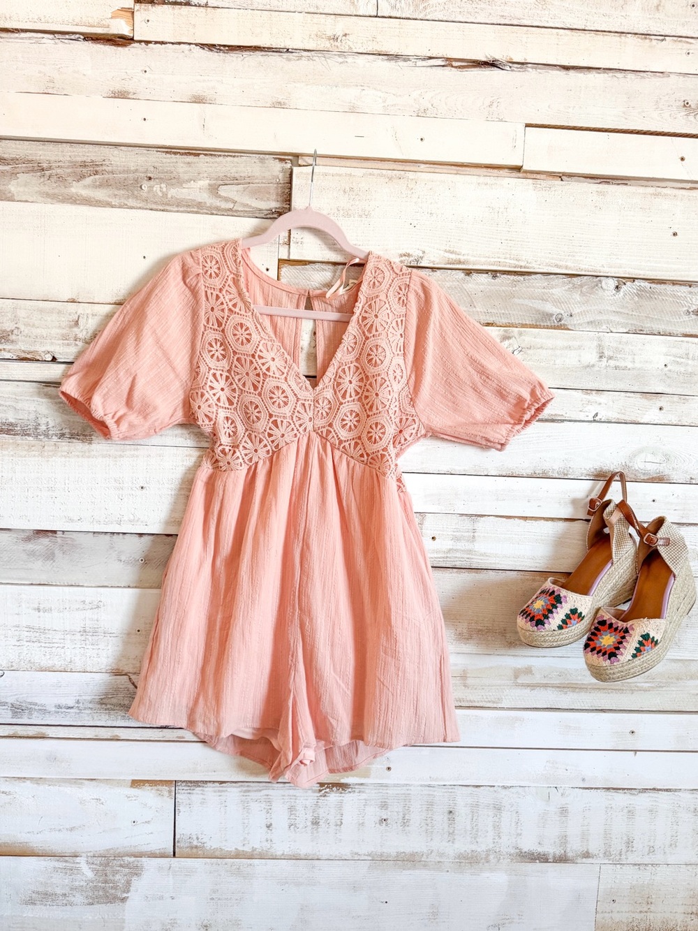 Crochet Short Romper